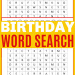 birthday word search