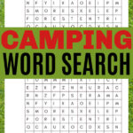 Camping Word Search for Kids