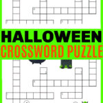Halloween Crossword Puzzle for Kids