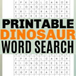 printable dinosaur word search for kids