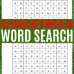 Christmas Word Search for Kids