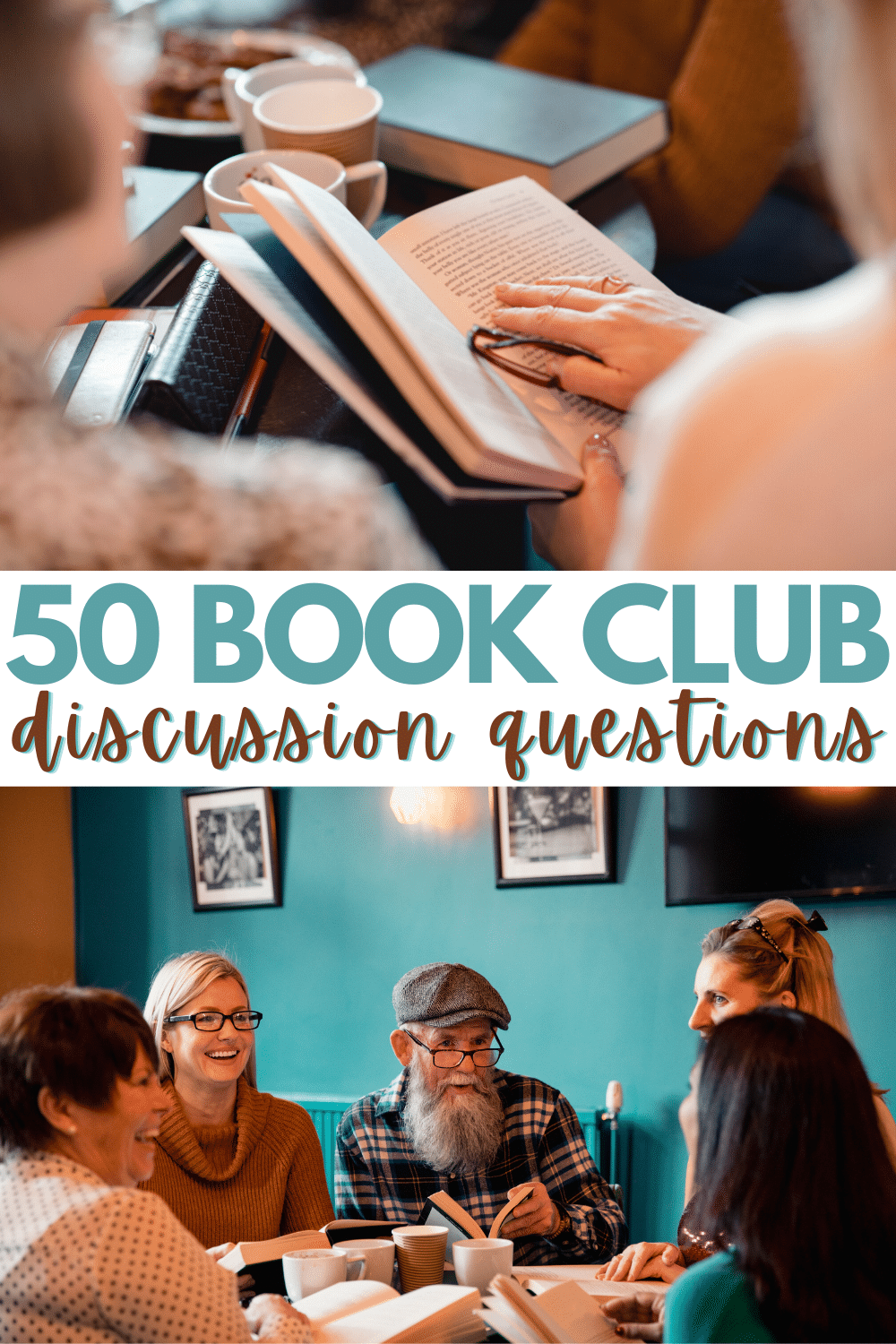 Make every book club discussion a meaningful one with these simple, but compelling book club questions that work for any book. #bookclub #books via @wondermomwannab
