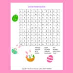 Easter Word Search for Kids