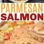 Keto Parmesan Crusted Baked Salmon