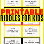 printable riddles for kids