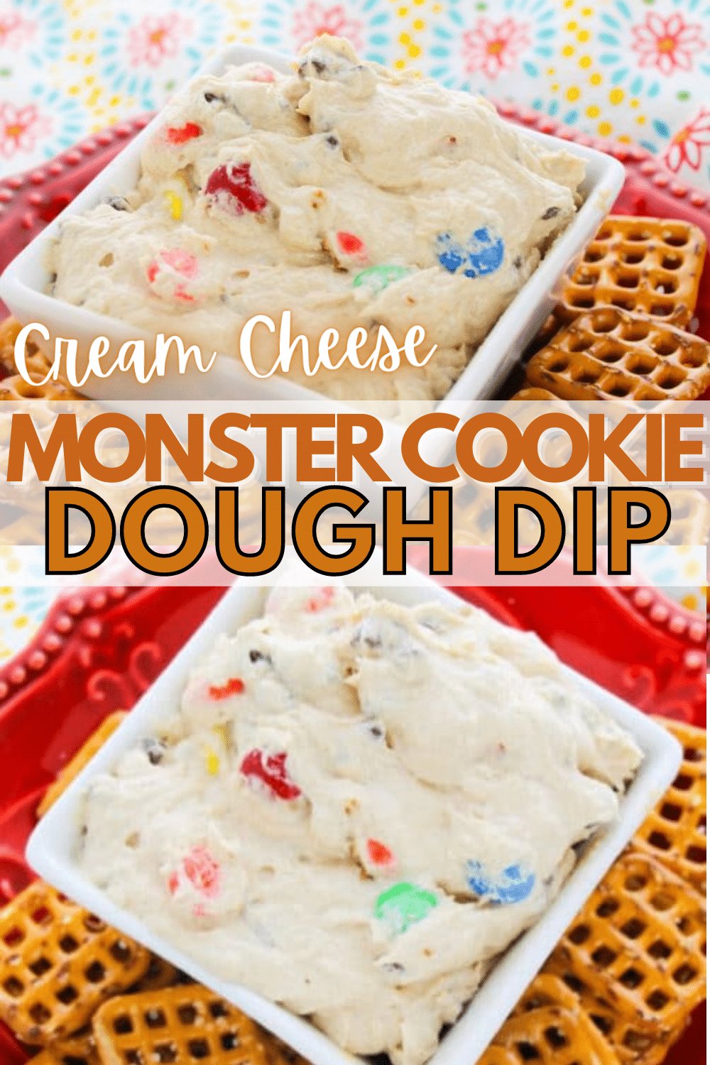 Cream cheese monster cookie dough dip is a scrumptious and indulgent treat perfect for any occasion. This creamy and decadent dip combines the creamy goodness of cream cheese with the irresistible taste of homemade monster