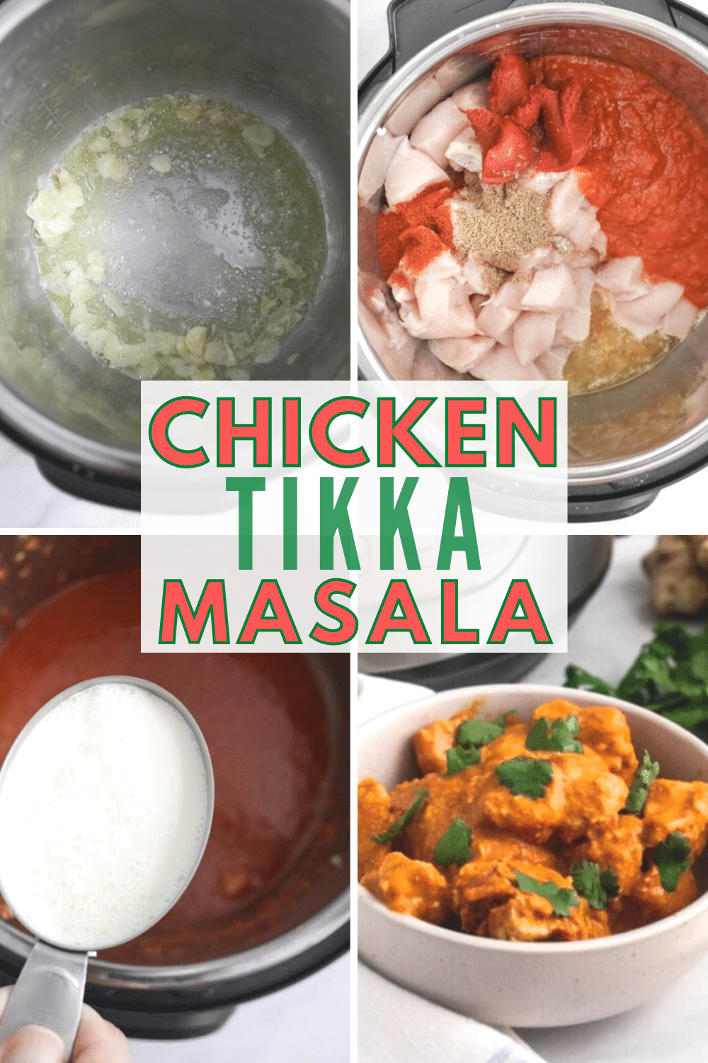Instant pot Chicken Tikka Masala is a rich, spicy, and creamy Indian recipe of boneless chicken! Tasting as good as the dish served in restaurants, you'll be licking your fingers and going back for seconds! via @wondermomwannab