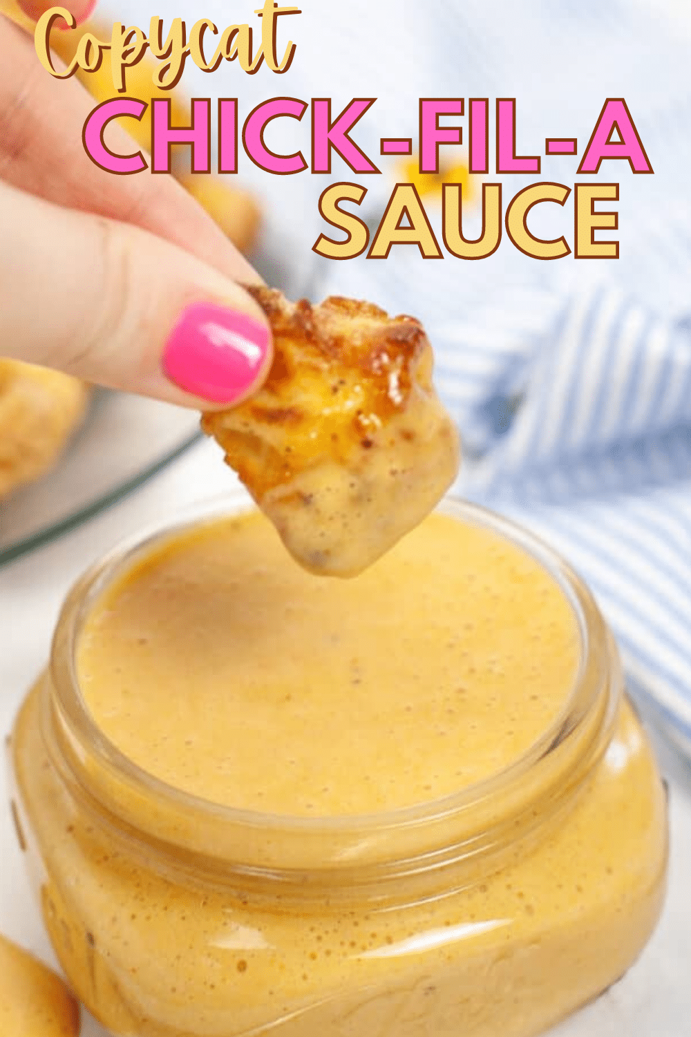 Looking for the perfect dipping sauce or topper on your sandwich? This Copycat Chick-Fil-A Sauce is it! Simple, fast, and crazy good! #copycatrecipe #chickfilasauce #dippingsauce via @wondermomwannab