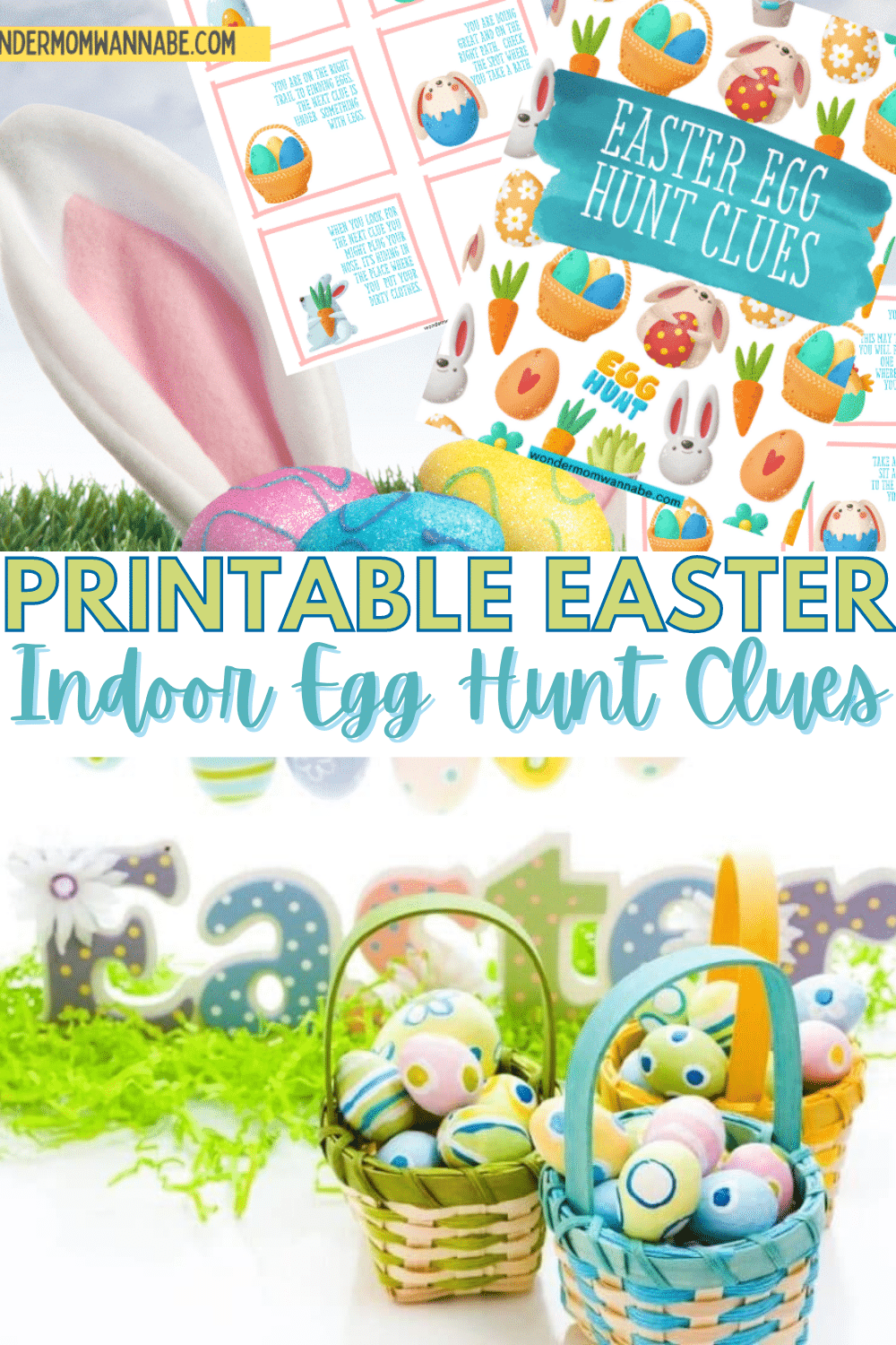 Indoor Easter Egg Hunt Clues Free Printable Wondermom Wannabe Indoor Easter Egg Hunt Clues Free Printable Wondermom Wannabe