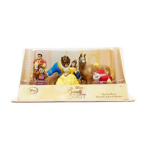 Disney Store Beauty and the Beast Figure Play Set ~ 6 piece