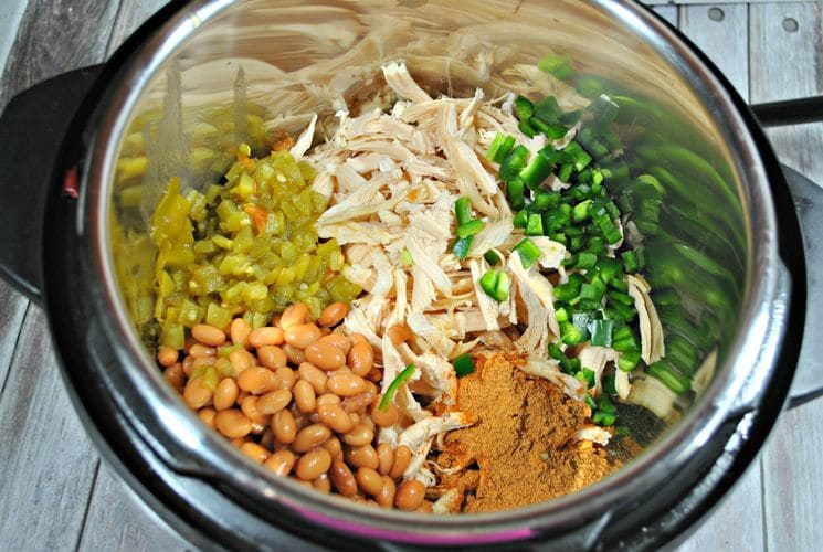 adding ingredients to instant pot