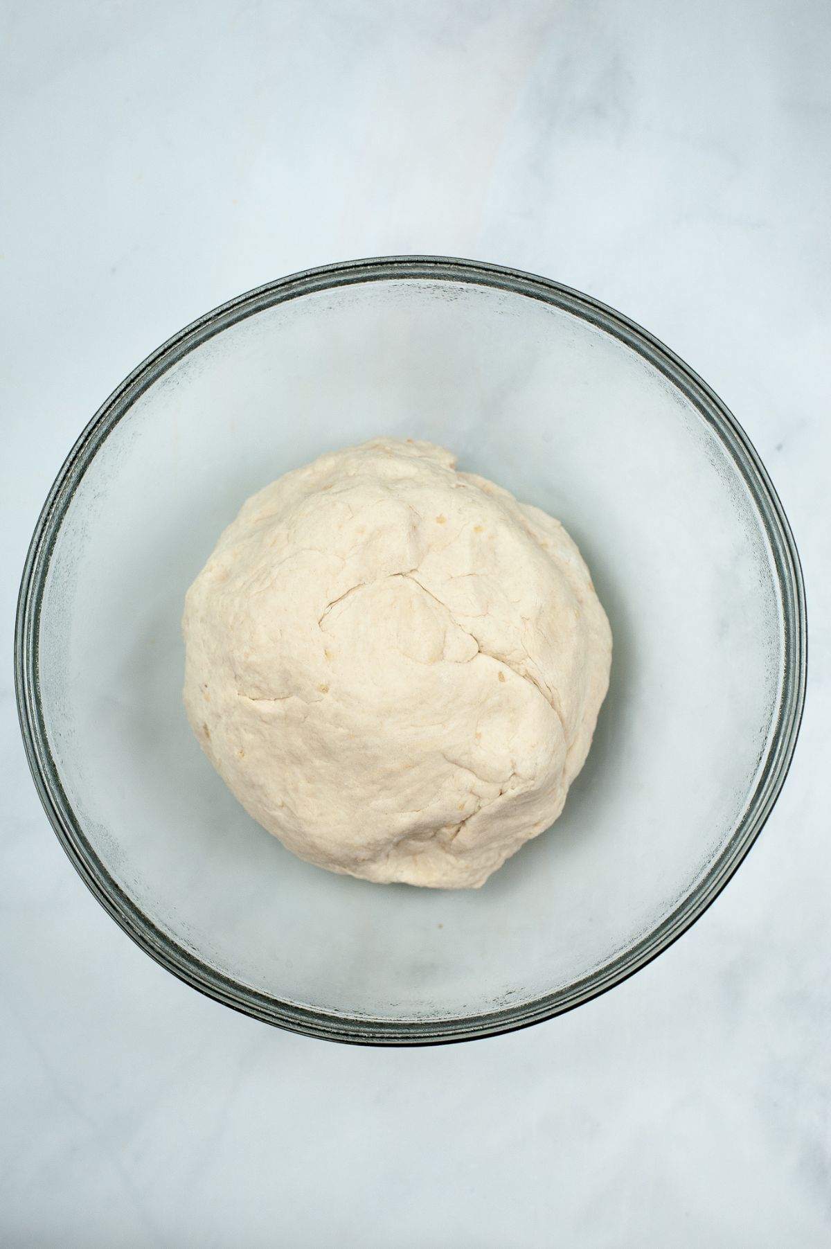Dough in a bowl.