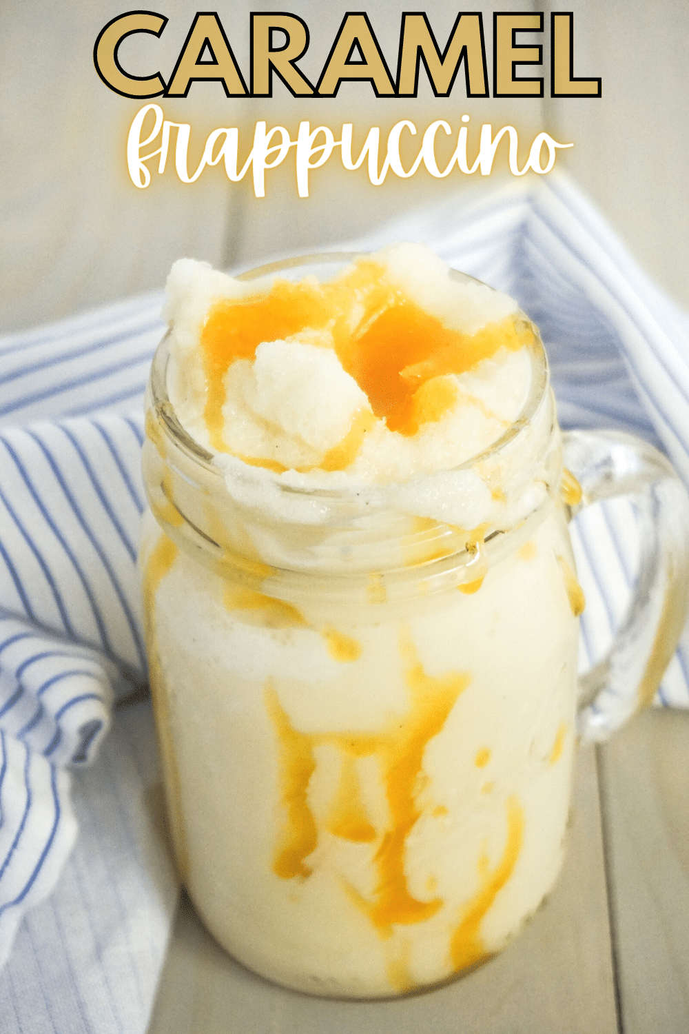 If you’re looking for a copycat recipe for the famous Starbucks caramel frappuccino, you’ve found it. This drink hits all the right spots! #starbuckscopycatrecipe #caramelfrappuccino #copycatrecipe #caramel #frappucino via @wondermomwannab