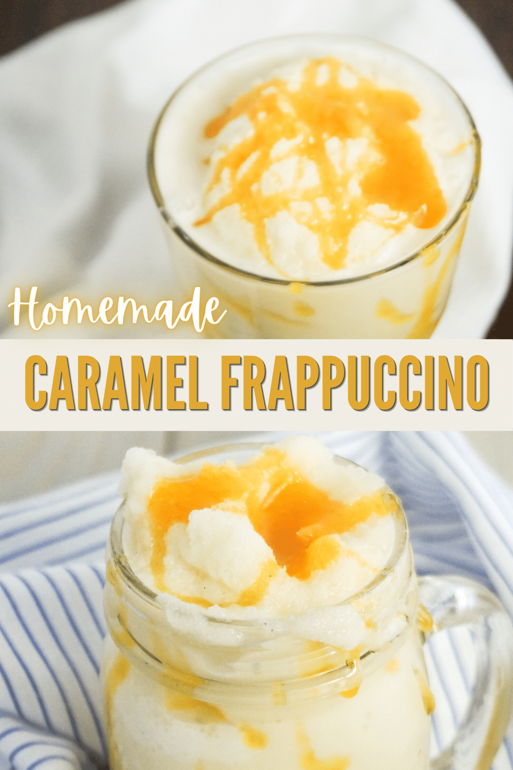 If you’re looking for a copycat recipe for the famous Starbucks caramel frappuccino, you’ve found it. This drink hits all the right spots! via @wondermomwannab