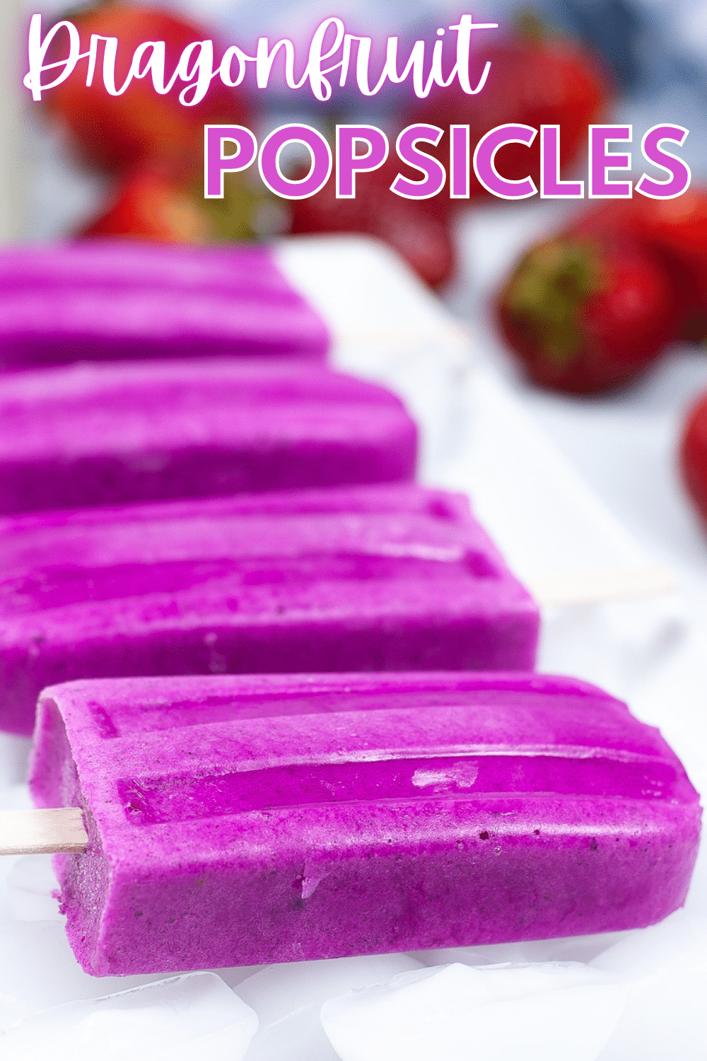 If you want a guilt-free treat that is perfect for summer, this dragon fruit popsicle is perfect! It's a sweet treat for all! #dragonfruit #popsicle #recipe #dessert via @wondermomwannab
