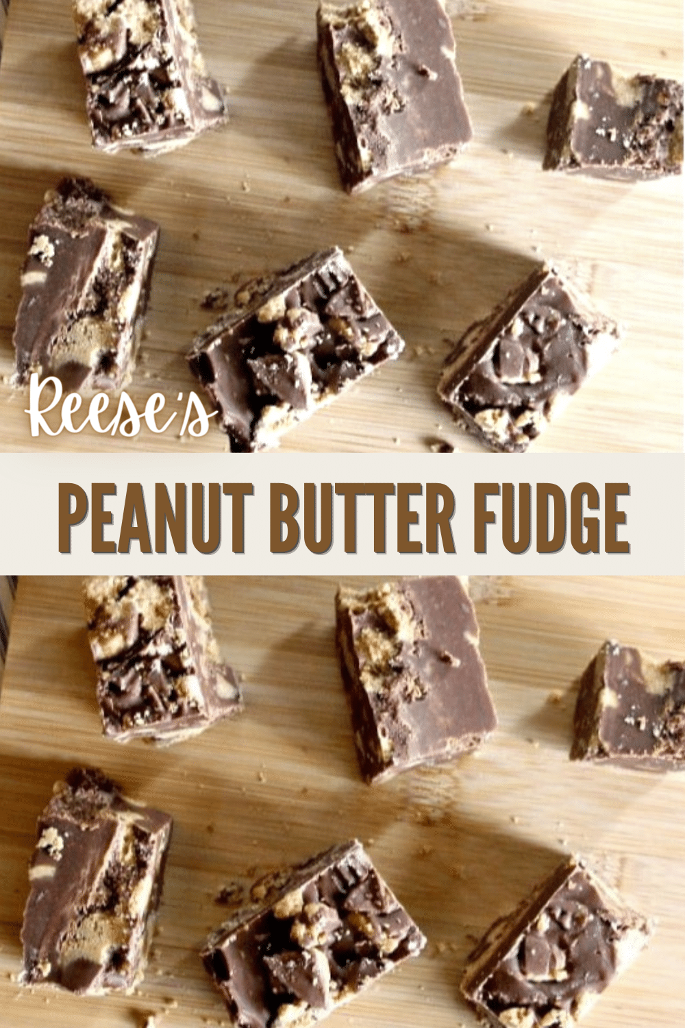 Reese's Peanut Butter Fudge made in the Instant Pot is so easy to make. The result is a rich and delicious fudge your whole family will love. #fudge #reeses #peanutbutter via @wondermomwannab