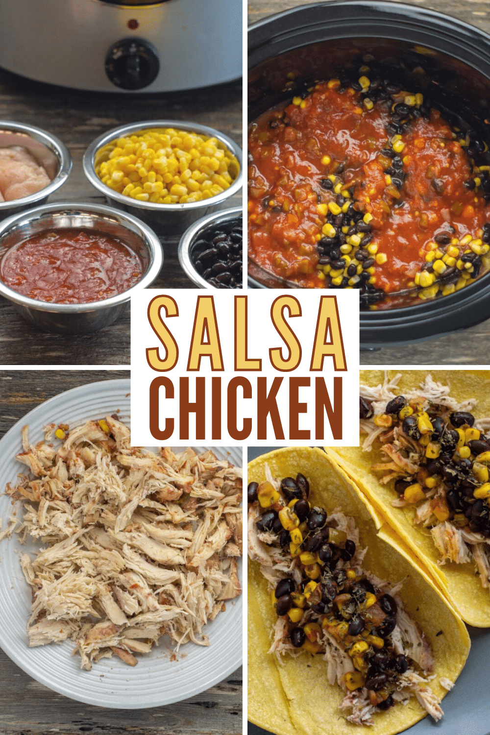 Salsa chicken is tender chicken breast cooked with a flavorful salsa. This recipe is so simple to make & perfect for a busy weeknight dinner. #salsachicken #salsa #chicken #dinner #recipe via @wondermomwannab