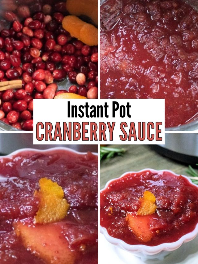Instant Pot Cranberry Sauce - poster image