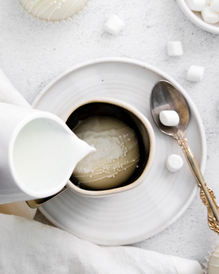 White Chocolate Hot Cocoa Bomb