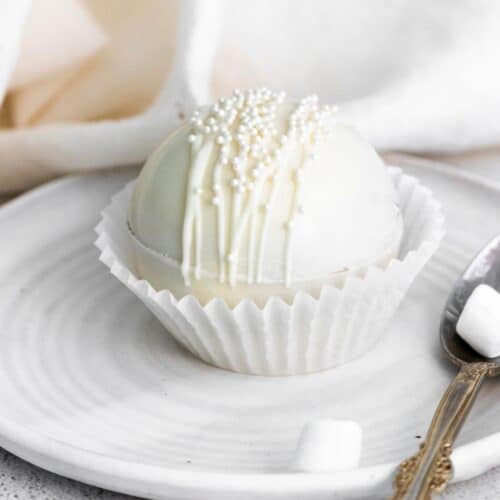 White Chocolate Hot Cocoa Bomb