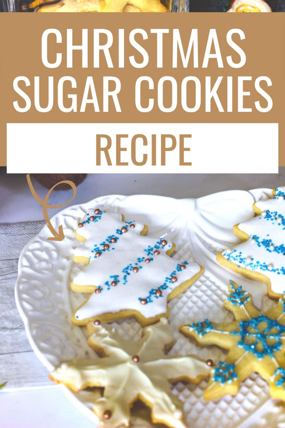 This Christmas Sugar Cookies recipe is my favorite roll-out sugar cookies recipe. They're crispy on the outside and chewy in the center. #christmascookie #christmas #cookie #sugarcookie #recipe via @wondermomwannab