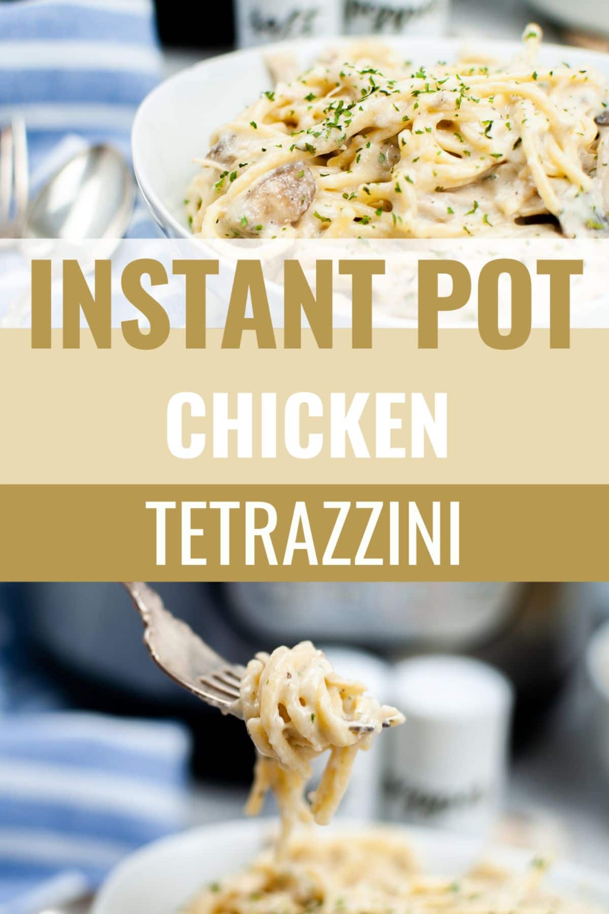 If you like creamy, cheesy pasta dishes & getting cozy with your pressure cooker, then this Instant Pot Chicken Tetrazzini recipe is for you. #instantpot #pressurecooker #chickentetrazzini #chicken #recipe via @wondermomwannab