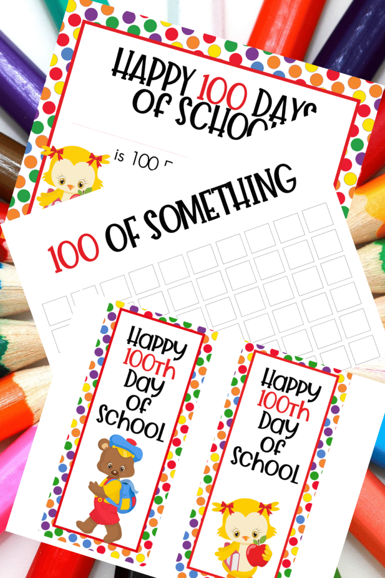 100th Day of School Activity Set