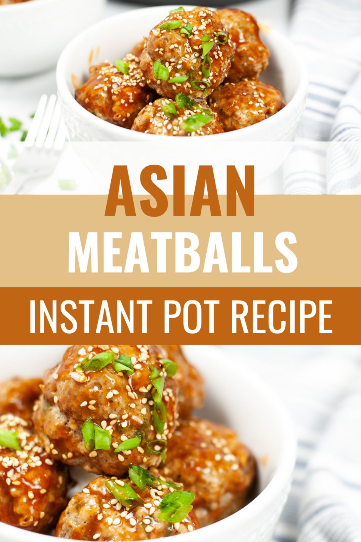 Instant Pot Asian Meatballs are the perfect easy weeknight meal. They are made with ground beef, rice, and a delicious Asian-inspired sauce. #instantpot #pressurecooker #asianmeatballs #asianfood #recipe via @wondermomwannab