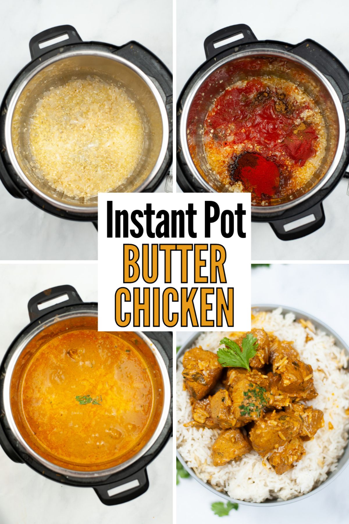 Instant Pot Butter Chicken is a delicious, easy-to-make dish that's perfect for dinner. It's a flavorful, creamy curry the family will love. #instantpot #pressurecooker #butterchicken #chickencurry #recipe via @wondermomwannab