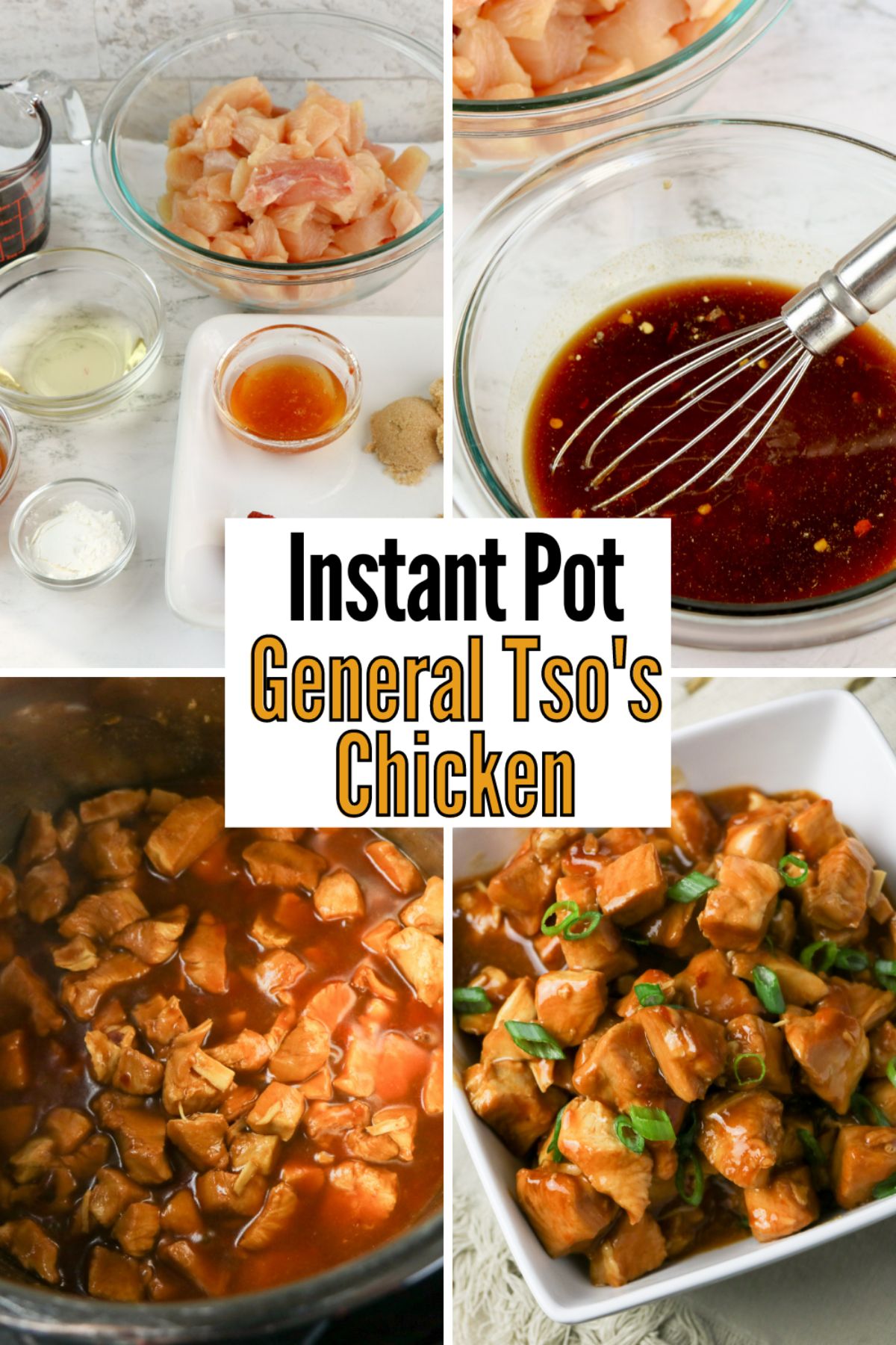 Instant Pot General Tso’s Chicken is perfect to whip up when you are craving Chinese takeout! It’s so easy and ready in less than 30 minutes. #instantpot #pressurecooker #generaltsoschicken #chinesefood #chicken via @wondermomwannab