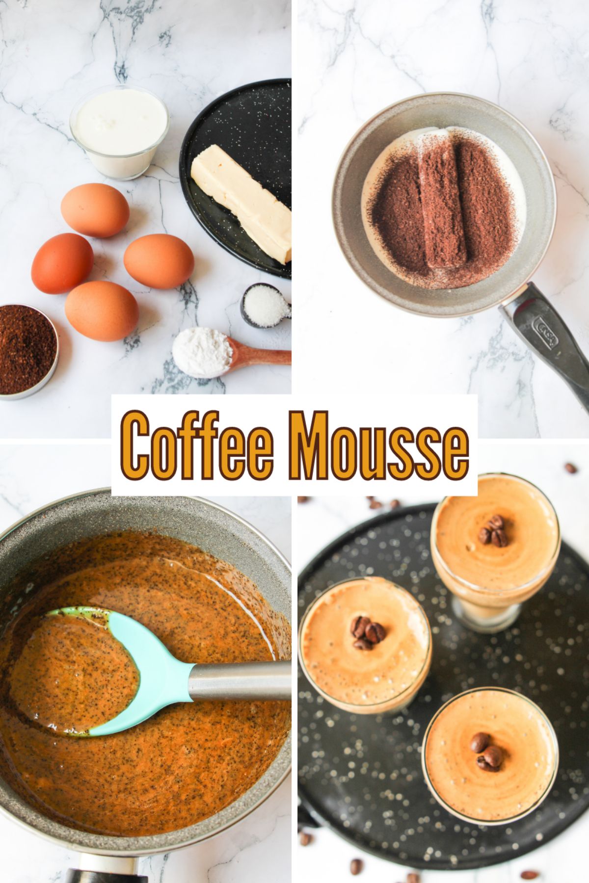 Coffee Mousse is a light and fluffy mousse and makes a quick and delicious coffee-flavored dessert. This mousse is very simple to make. #coffeemousse #coffee #mousse #dessert #recipe via @wondermomwannab
