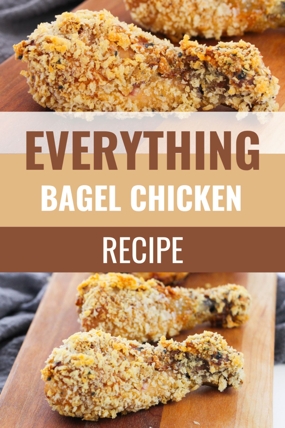 Everything Bagel Chicken is a delicious twist on the usual chicken recipe. It's a simple and quick dish that costs little to make. #everythingbagelchicken #everythingbagel #chicken #chickendinner #recipe via @wondermomwannab