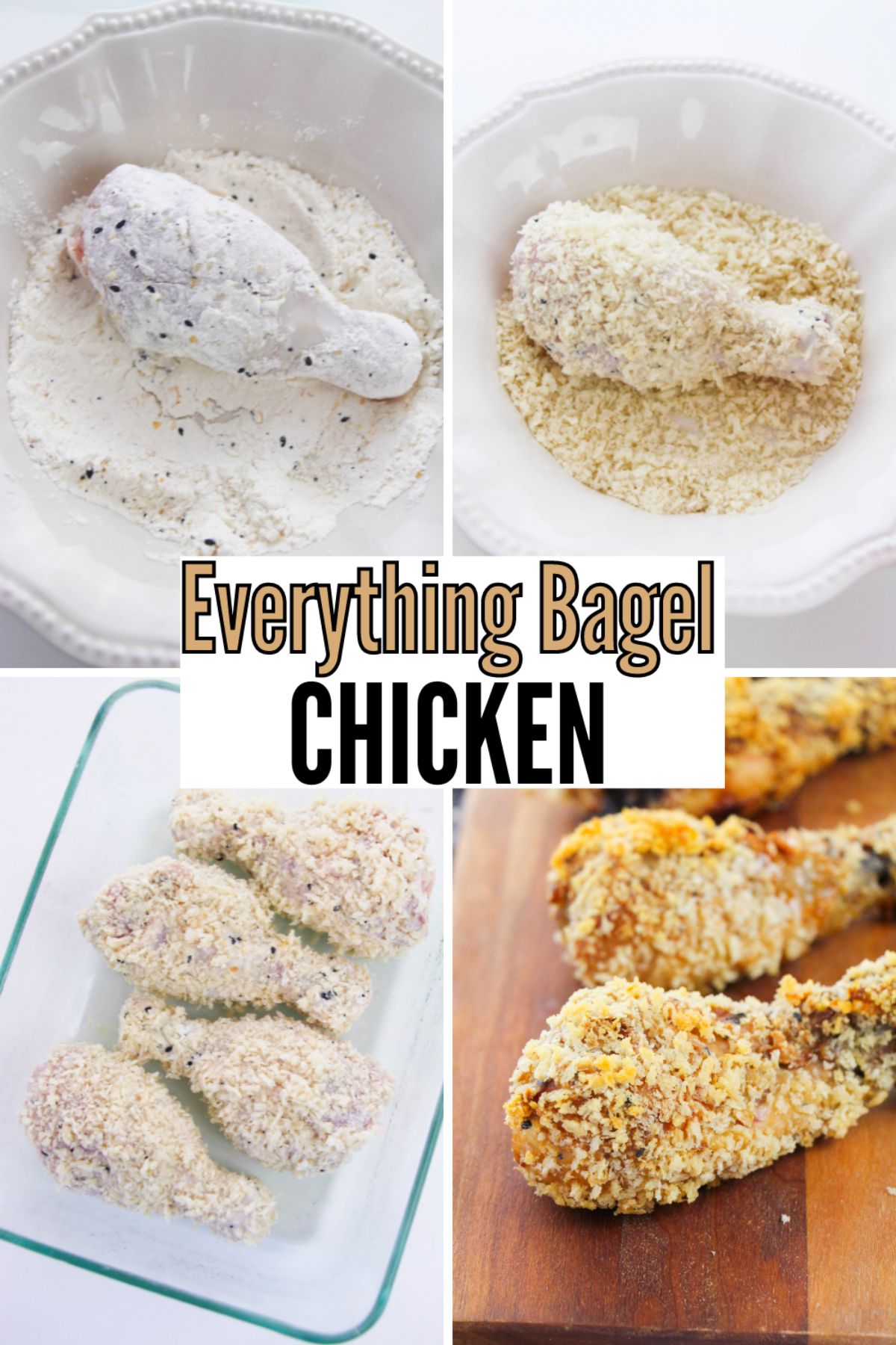 Everything Bagel Chicken is a delicious twist on the usual chicken recipe. It's a simple and quick dish that costs little to make. #everythingbagelchicken #everythingbagel #chicken #chickendinner #recipe via @wondermomwannab