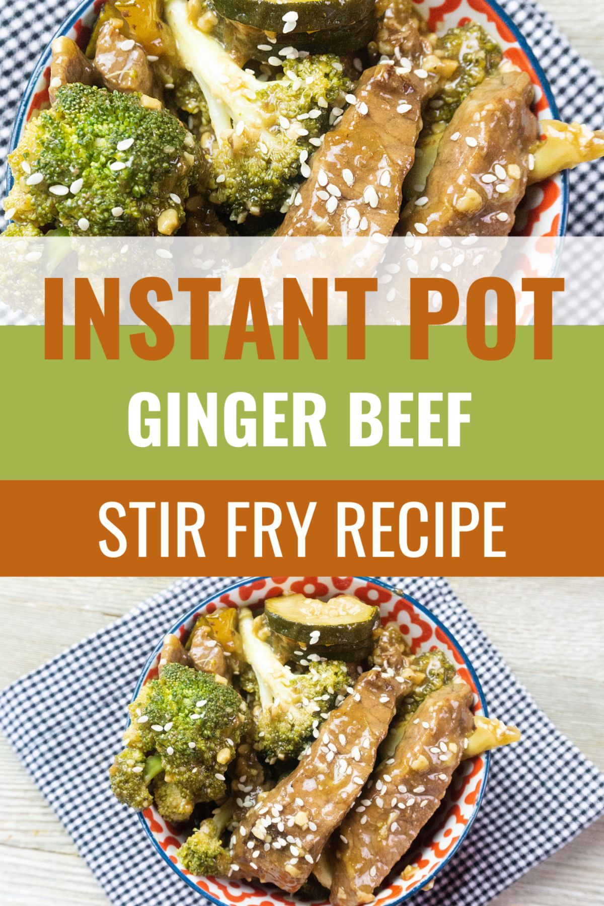 Instant Pot Beef and Broccoli is a delicious beef stir fry recipe that cooks up quickly in the Instant Pot. Your family will love it! #instantpot #pressurecooker #stiryfry #gingerbeef #beefandbroccoli via @wondermomwannab