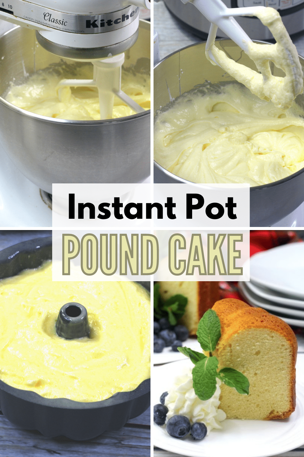 Instant Pot Pound Cake is one of the best pound cakes you will ever have. It is moist, dense, full of flavor, and perfect for any occasion. #instantpot #pressurecooker #poundcake #dessert #recipe via @wondermomwannab