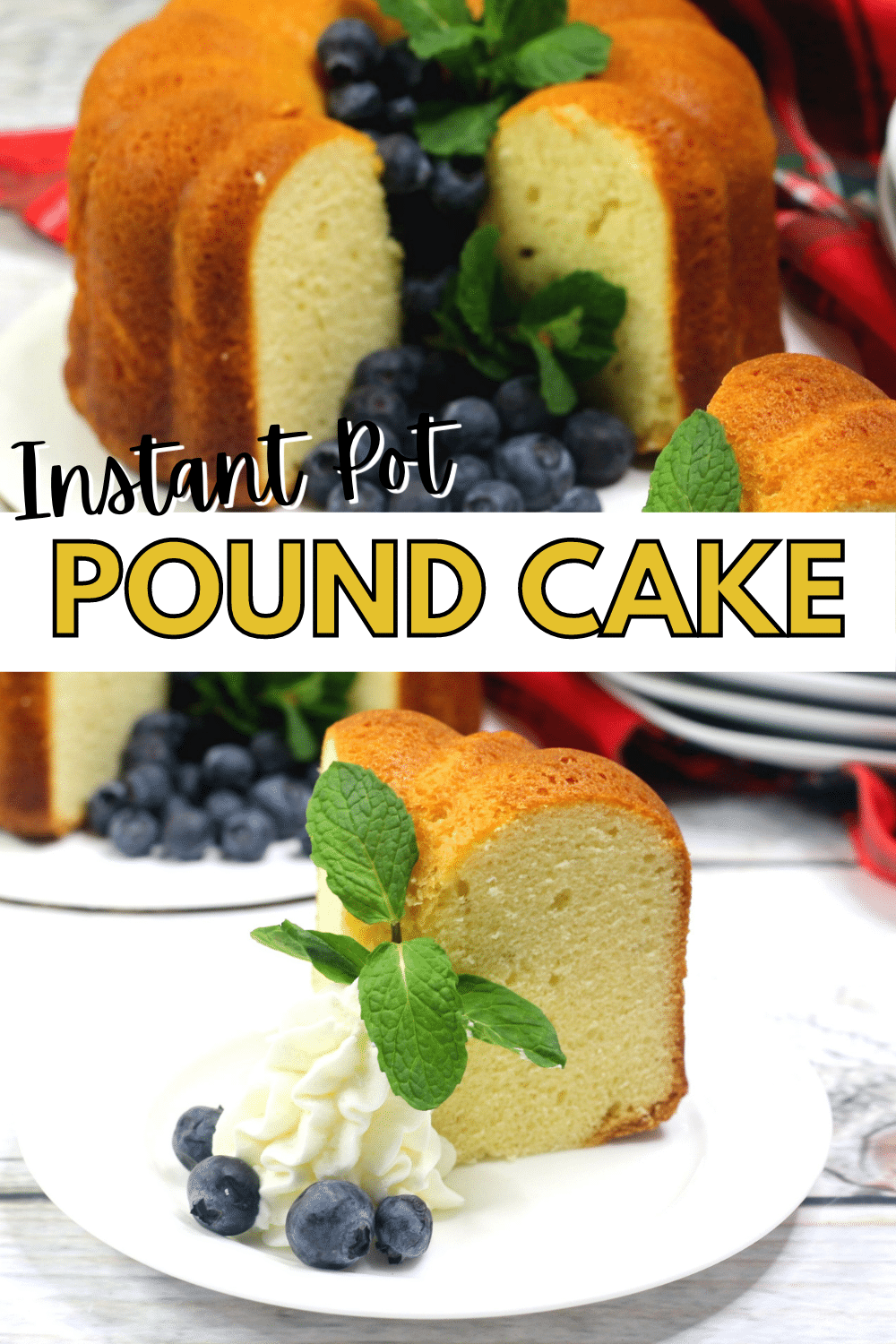 Instant Pot Pound Cake is one of the best pound cakes you will ever have. It is moist, dense, full of flavor, and perfect for any occasion. #instantpot #pressurecooker #poundcake #dessert #recipe via @wondermomwannab