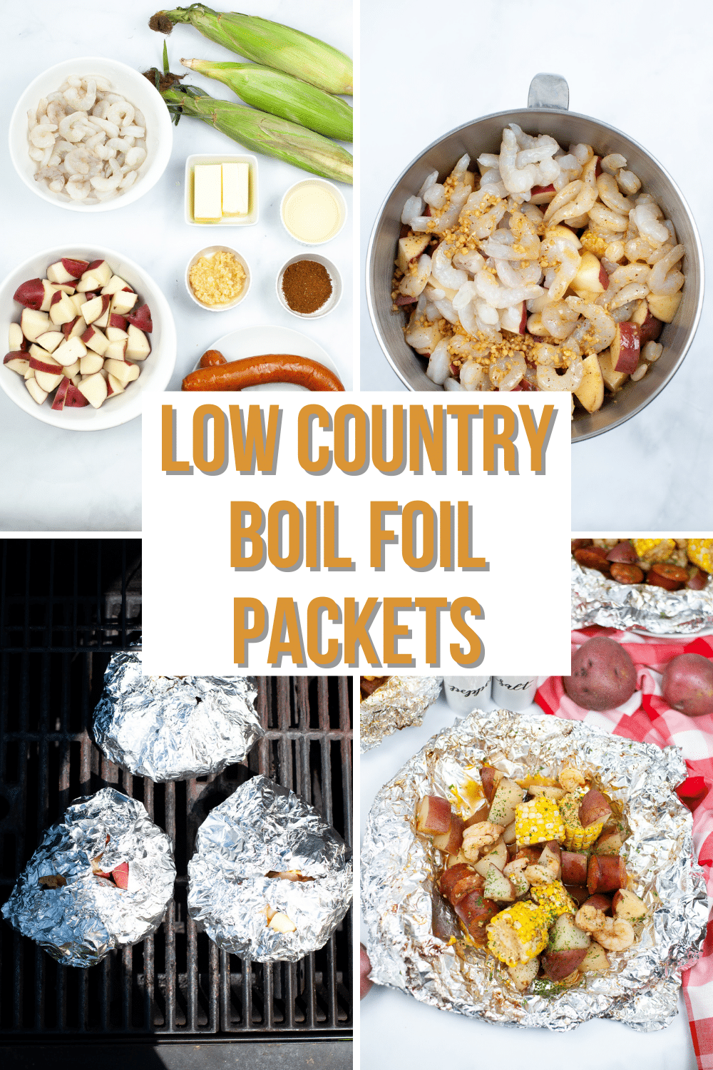 These Low Country Boil Foil Packets are a simplified version of the classic Southern dish, cooked all in one packet, making cleanup a breeze. #lowcountryboil #foilpackets #southerndish #dinner #recipe via @wondermomwannab