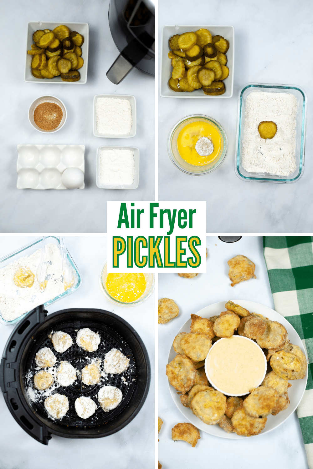 These air fryer pickles are such an irresistible appetizer or snack! You can eat this with no regrets since this is a healthier version. #airfryer #airfryerpickles #pickles #picklechips via @wondermomwannab