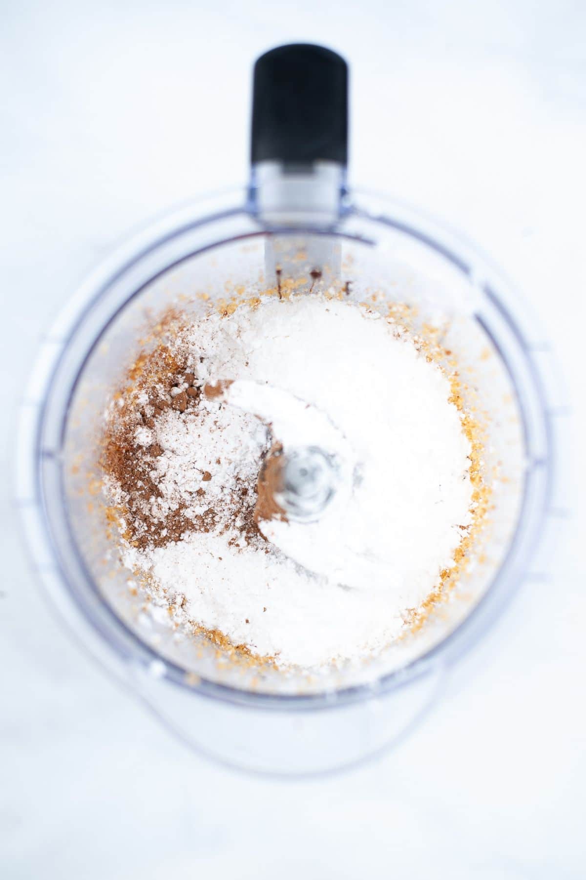 ingredients needed to make homemade nutella in a food processor