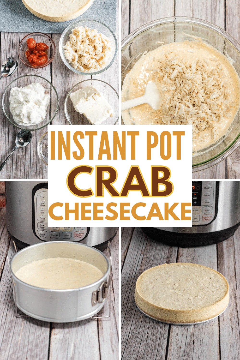 If you’re in the mood for something a little different, why not try this Instant Pot Crab Cheesecake? It’s sure to impress your guests! #crabcheesecake #instantpot #pressurecooker #recipe via @wondermomwannab