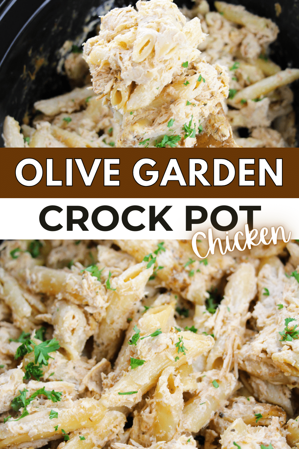 Olive Garden's famous crock pot chicken recipe.