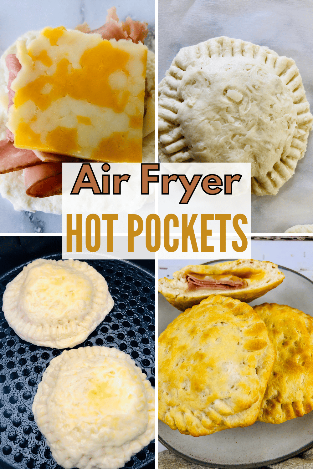 Air Fryer Hot Pockets are so easy to make and only require a few simple ingredients! These are perfect for a quick and easy snack or meal! #airfryer #hotpockets #airfryerhotpockets #recipe via @wondermomwannab