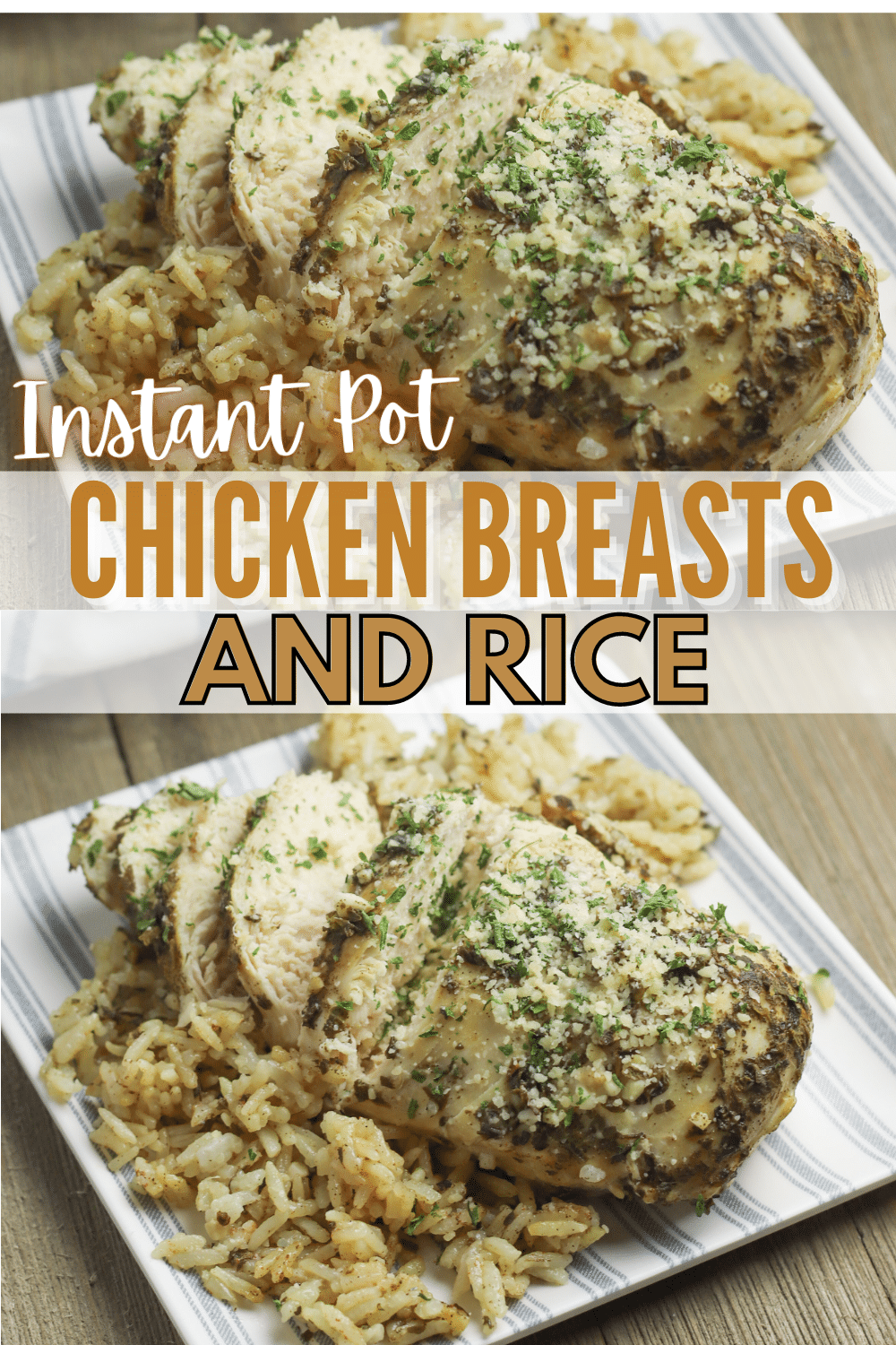 If you’re looking for an easy, delicious, and healthy chicken and rice recipe, this Instant Pot Chicken Breasts and Rice is a great option. #instantpot #pressurecooker #chickenandrice #chicken #rice via @wondermomwannab