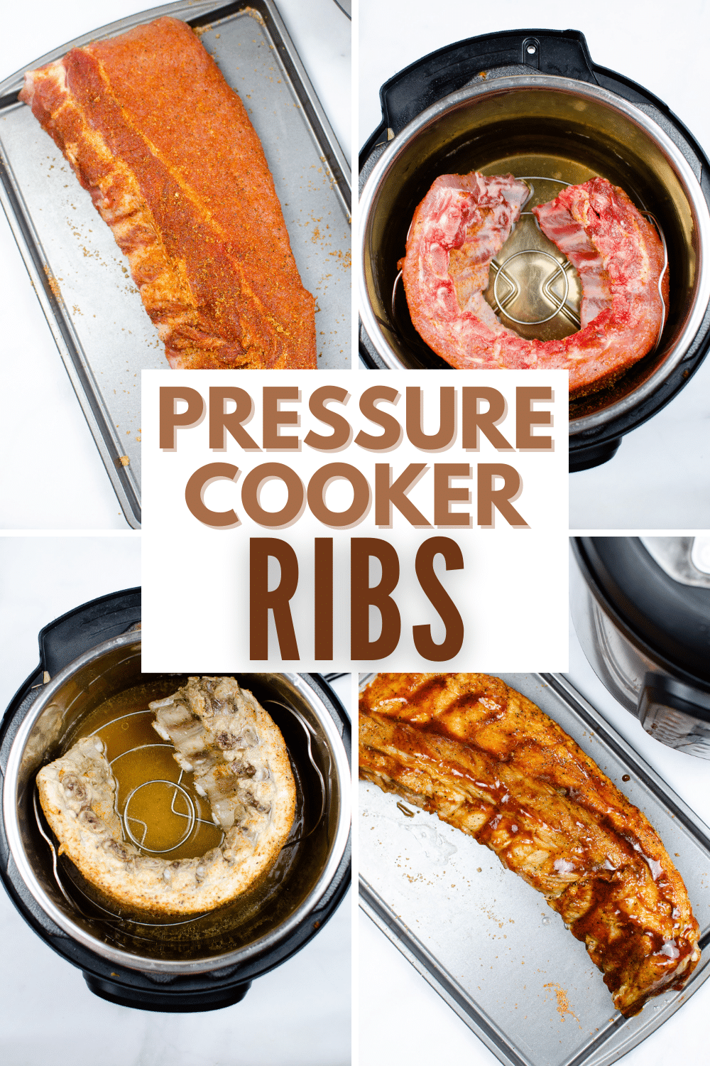 Pressure Cooker Ribs are falling-off-the-bone delicious, and they’re so easy to make! You’ll never go back to slow cooker or grilled ribs! #instantpot #pressurecooker #ribs #pressurecookerribs via @wondermomwannab