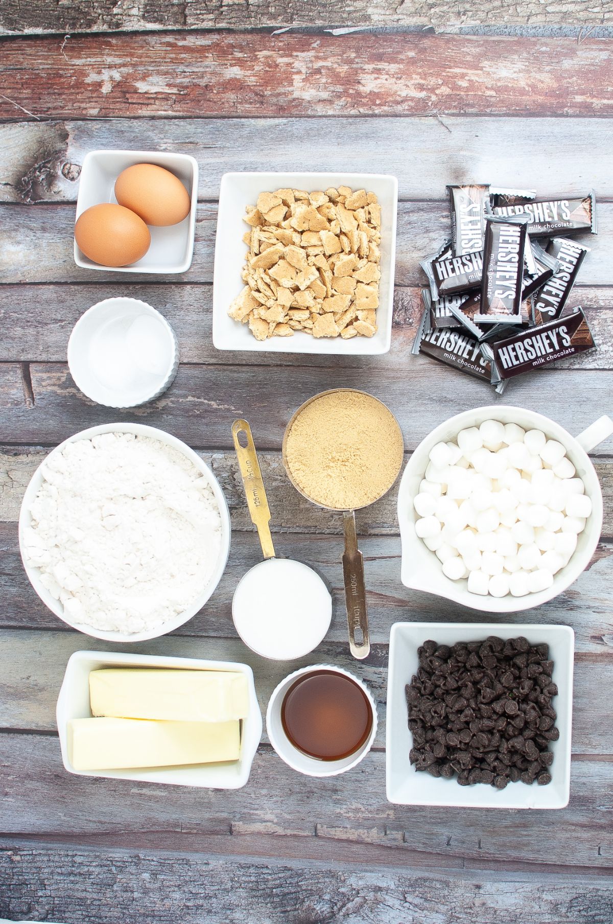 Air Fryer S'mores Cookie Recipe ingredients