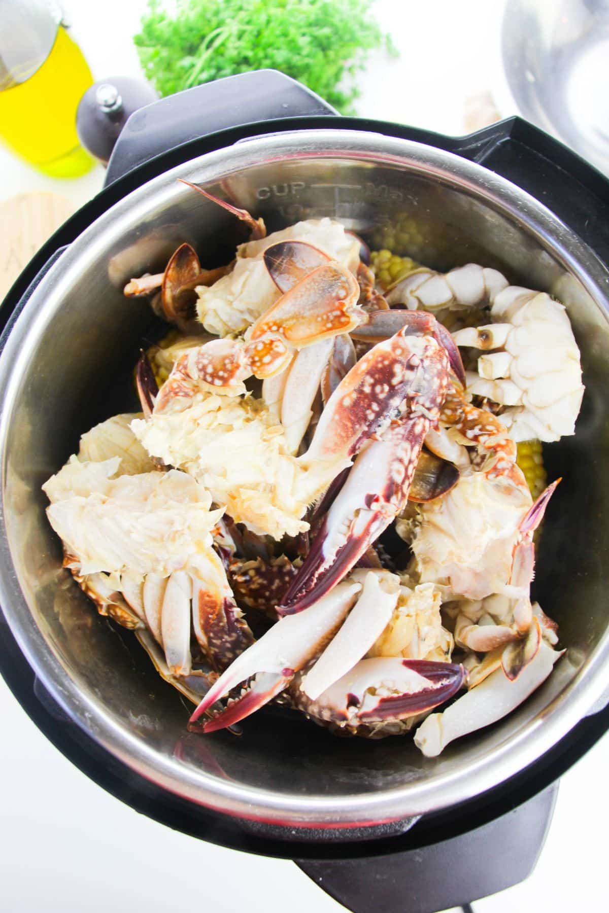 crab in an instant pot