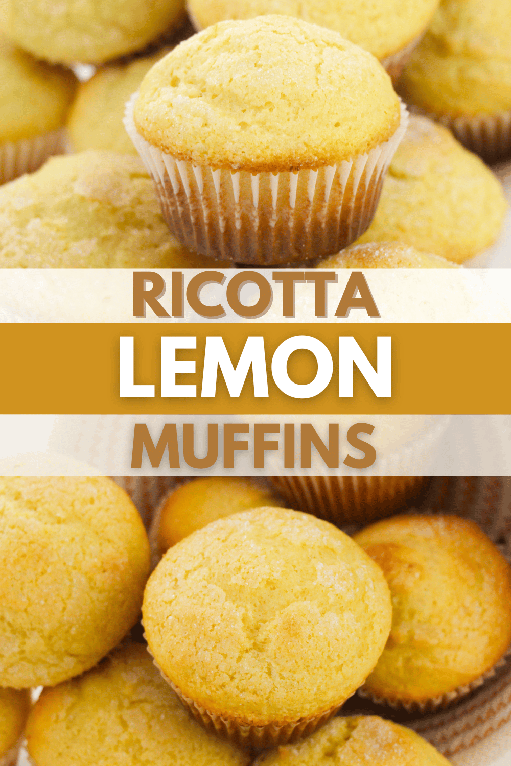 These Ricotta Lemon Muffins are super moist, fluffy, and packed with flavor! They're the perfect way to start off a summer morning. #ricottalemonmuffins #lemonmuffins #breakfastmuffins #recipe via @wondermomwannab