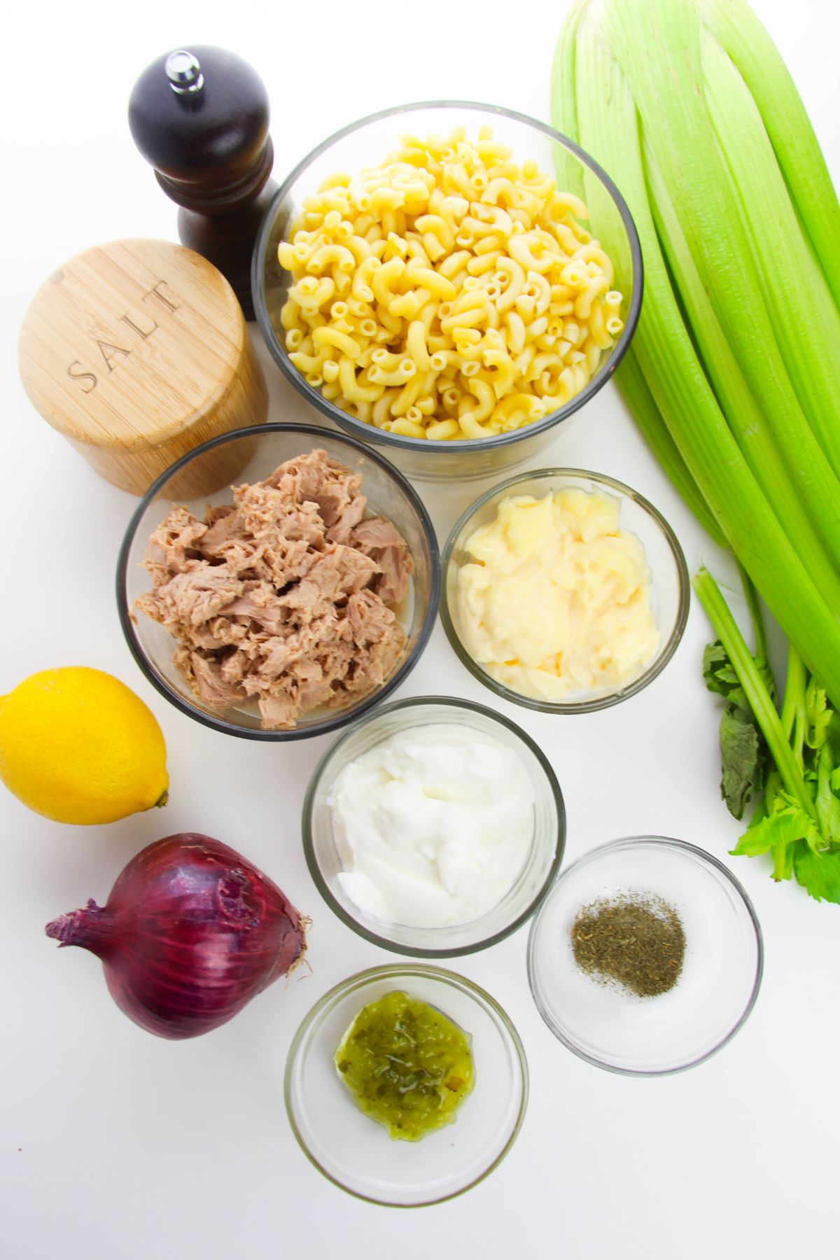 Tuna Pasta Salad Recipe ingredients