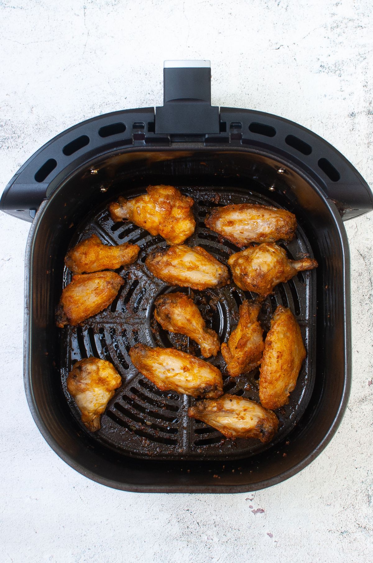 cooked Chicken wings in Air fryer