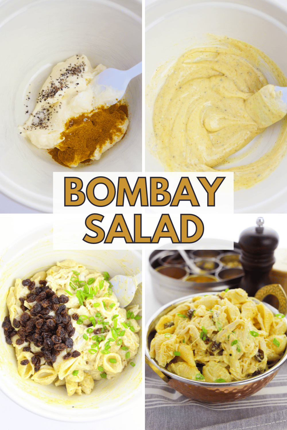 This Bombay Salad is a delicious, hearty salad that is perfect for a light meal or as a side dish. This salad is sure to please everyone! #bombaysalad #saladrecipe #salad via @wondermomwannab